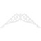 Ekena Millwork Pitch Carrillo Architectural Grade PVC Gable Pediment, 60"W x 27 1/2"H x 1"P (11/12) GPP060X028X100CRL - alternate 3
